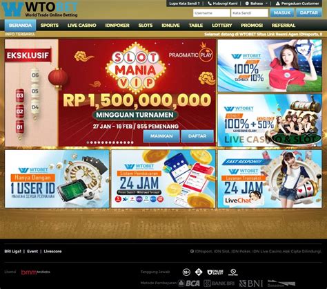 WTOBET: IDNsport, IDN Slot, IDN Toto, IDN Live Casino.